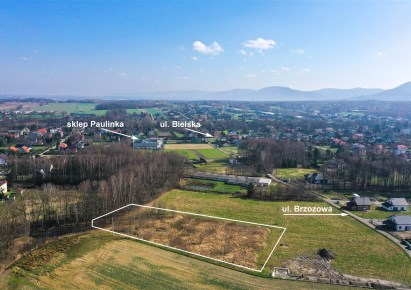 działka na sprzedaż - Wilamowice (gw), Pisarzowice, Brzozowa