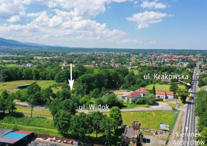 działka na sprzedaż - Kęty, Widok