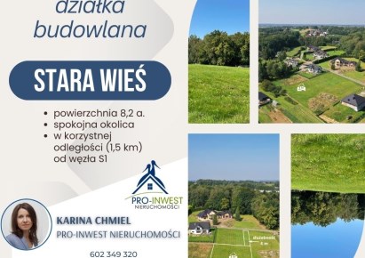 działka na sprzedaż - Wilamowice (gw), Stara Wieś, Leszczyńska