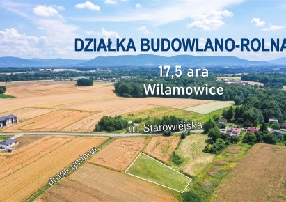 działka na sprzedaż - Wilamowice, Starowiejska