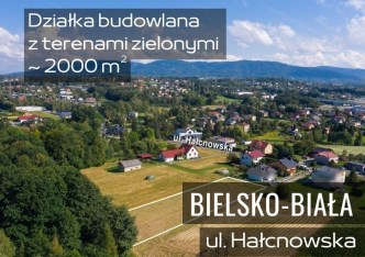 działka na sprzedaż - Bielsko-Biała, Komorowice Krakowskie, Hałcnowska