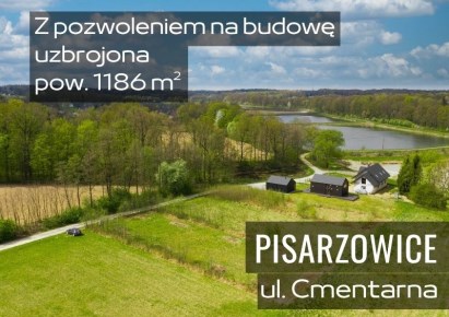 działka na sprzedaż - Wilamowice (gw), Pisarzowice, Cmentarna