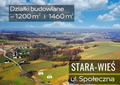 działka na sprzedaż - Bielsko-Biała, Stara Wieś, Społeczna