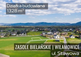 działka na sprzedaż - Wilamowice, Zasole Bielańskie, Stawowa