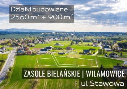 działka na sprzedaż - Wilamowice, Zasole Bielańskie, Stawowa