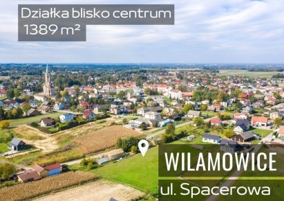 działka na sprzedaż - Wilamowice, Spacerowa